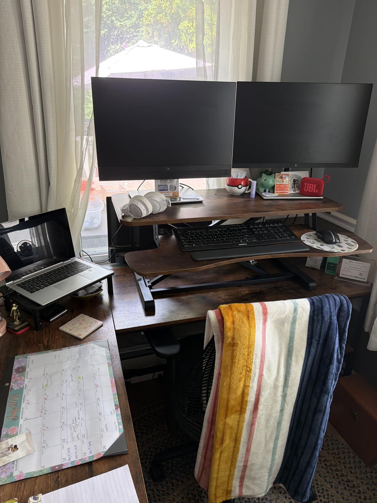 VIVO Black 36 in Standing Desk Converter, DESK-V036KB customer photo 1