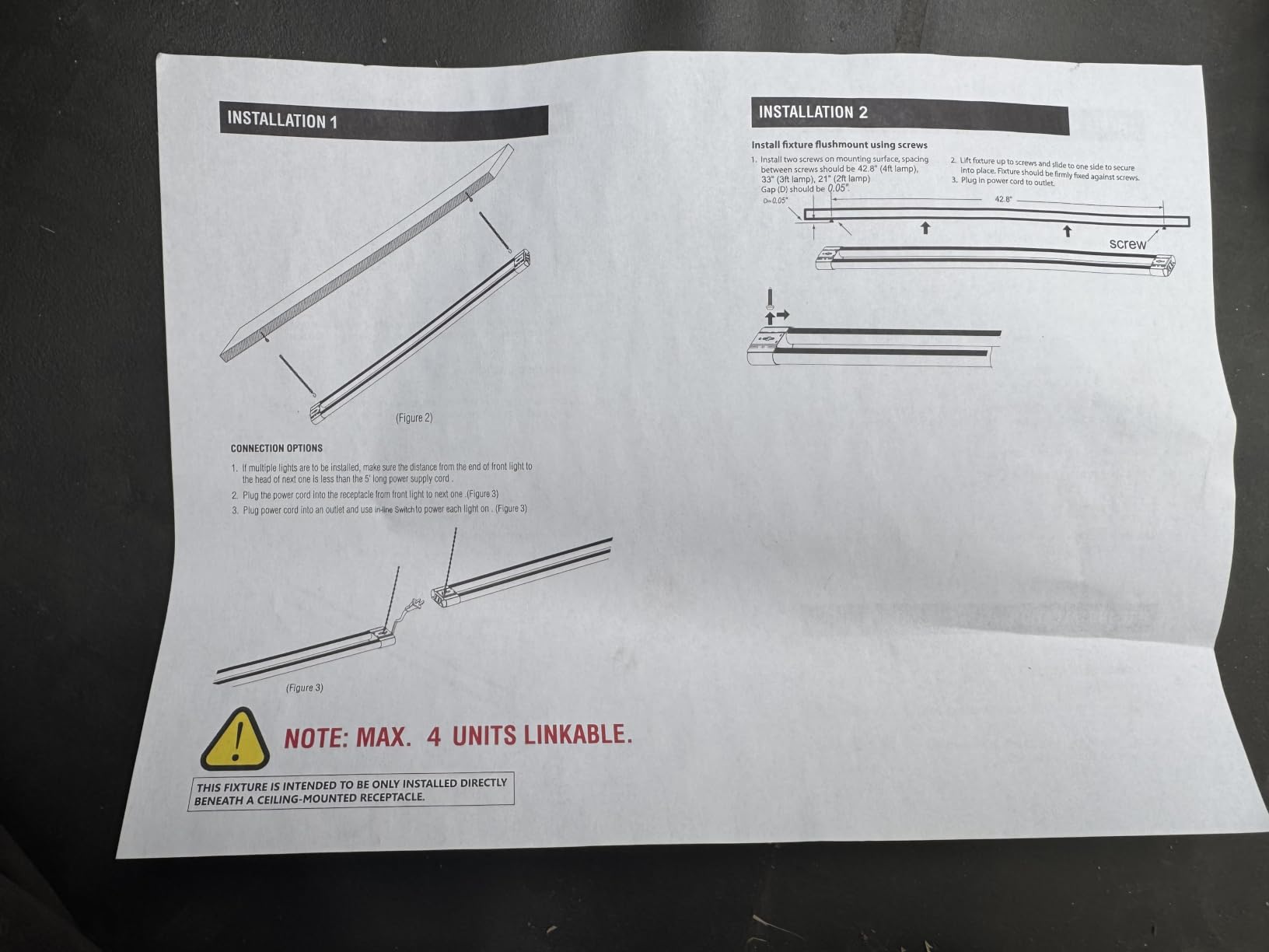 BBOUNDER 10 Pack 4FT LED Shop Light, 6500K, 40W=250W, 4400LM, 4 Linkable customer photo 1