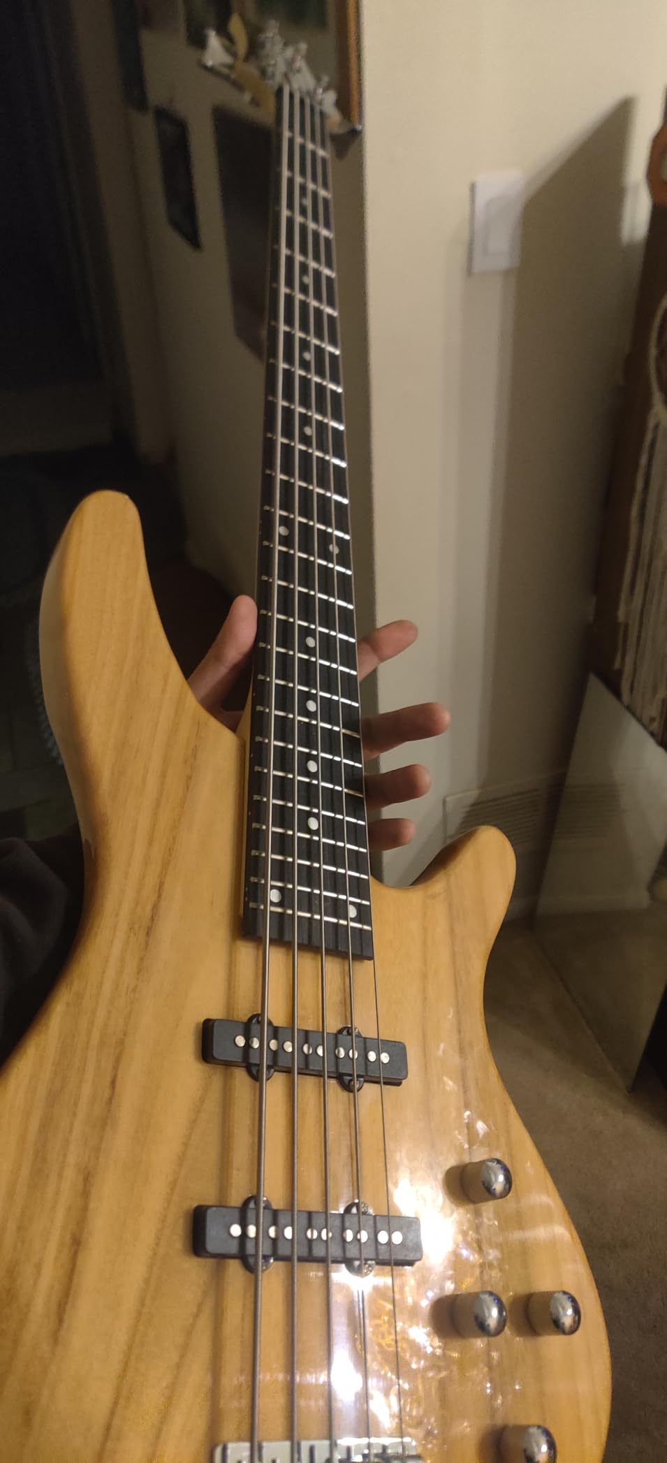 Ktaxon 5 String Electric Bass Guitar | Full Size 5 String Bass Guitar Kit customer photo 1