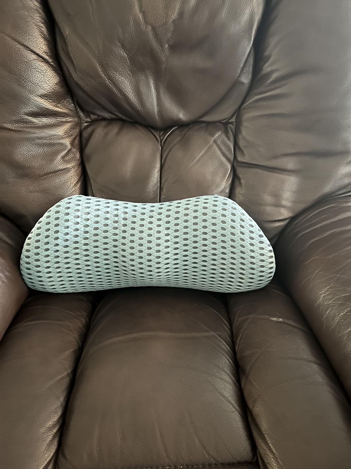 Lumbar Support Pillow for Office Chair, Memory Foam Lumbar Pillow for Lower Back Pain Relief (Black) customer photo 1