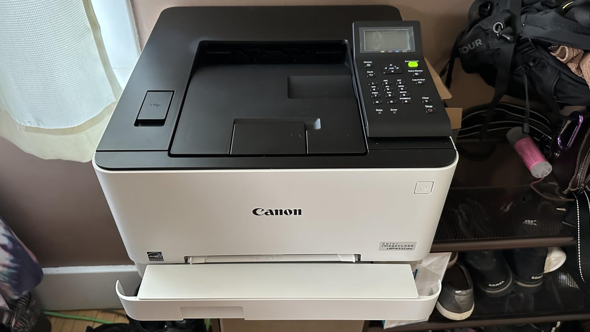 Canon imageCLASS LBP632Cdw - Wireless Duplex Color Laser Printer, Single Function, Home Office, Mobile Ready, 22 PPM Color, White customer photo 1