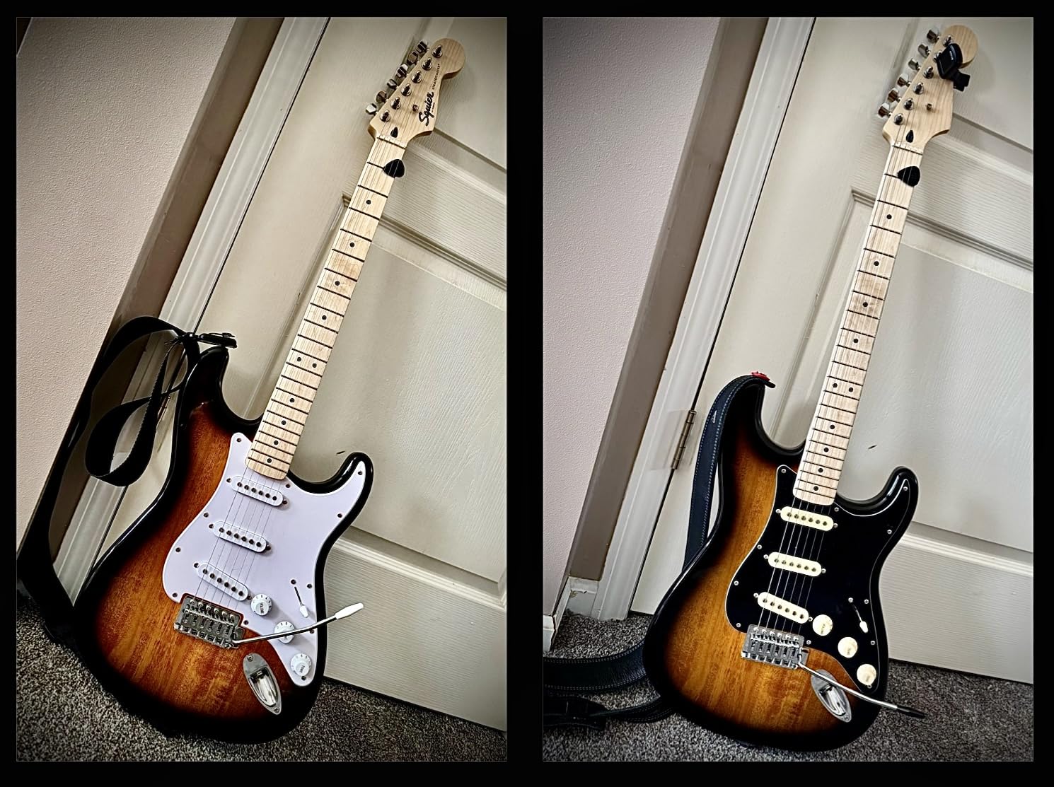 Fender Squier Sonic Stratocaster Electric Guitar, Ultraviolet, Laurel Fingerboard, White Pickguard customer photo 1