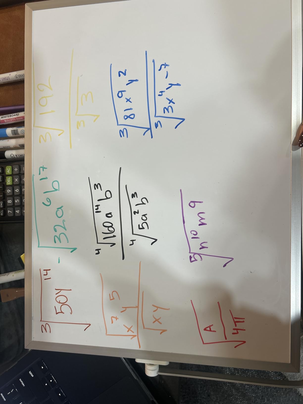 Double-Sided Magnetic White Board with Stand, 16