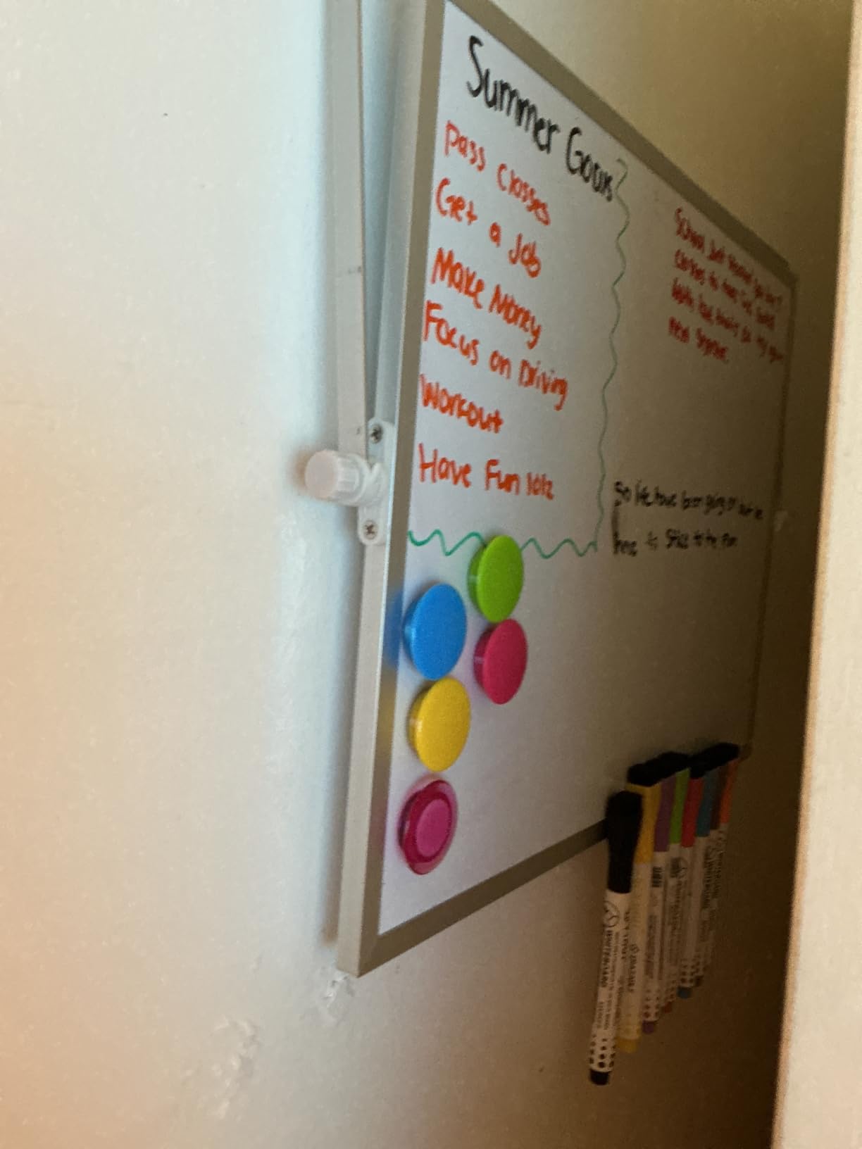 Double-Sided Magnetic White Board with Stand, 16