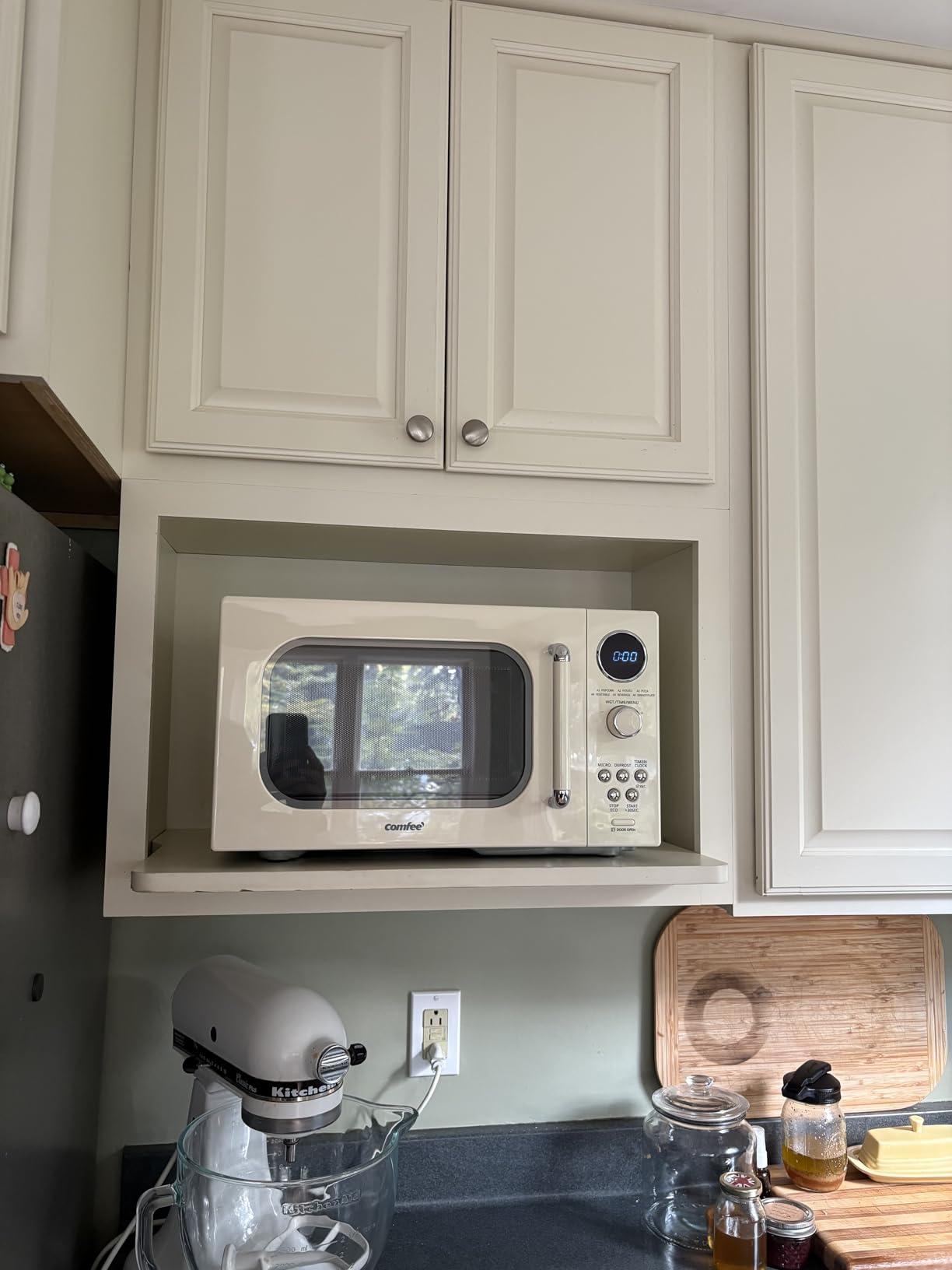 COMFEE' Countertop Microwave Oven 0.7 Cu.Ft, 700W, White, 11 Power Levels customer photo 2