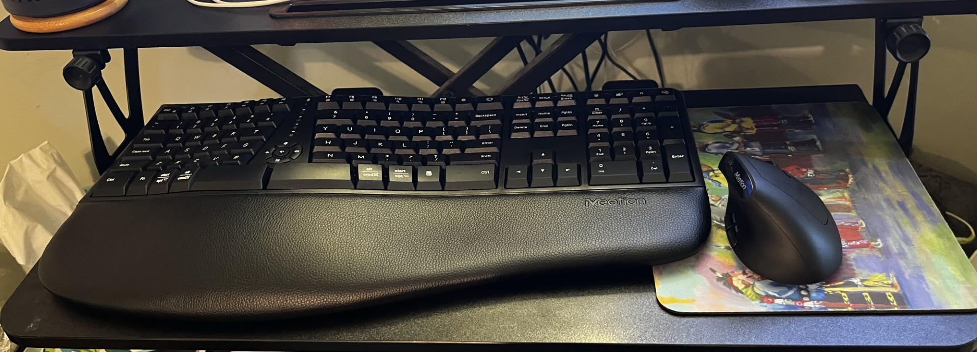 MEETION Ergonomic Keyboard and Mouse Combo, Split Design, Vertical Mouse customer photo 2