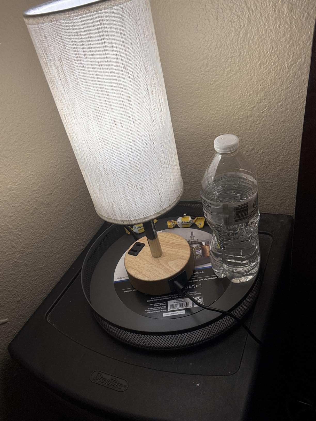 Fenmzee Bedside Table Lamp for Bedroom - Dimmable Touch, USB A+C, AC Outlet customer photo 2