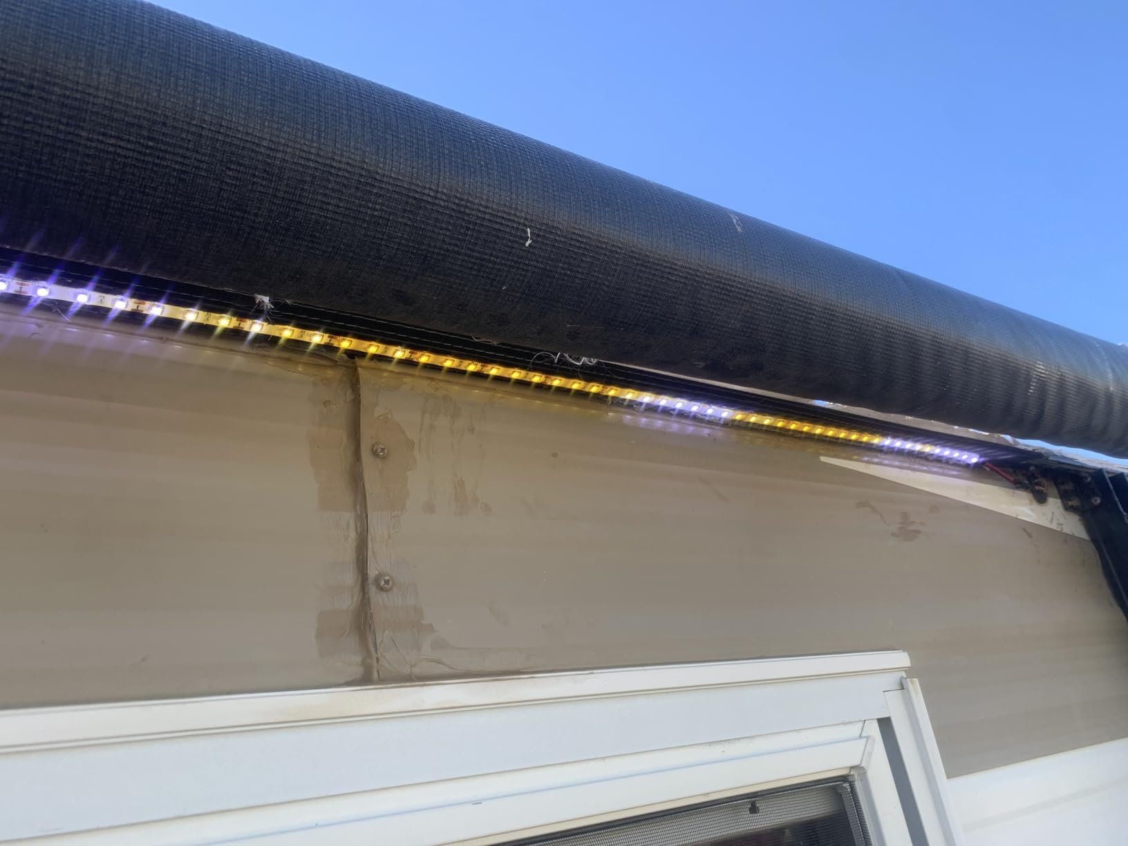 Waterproof RV Underglow Led Light Kit,12V 16.4FT Awning LED Light Strip customer photo 2