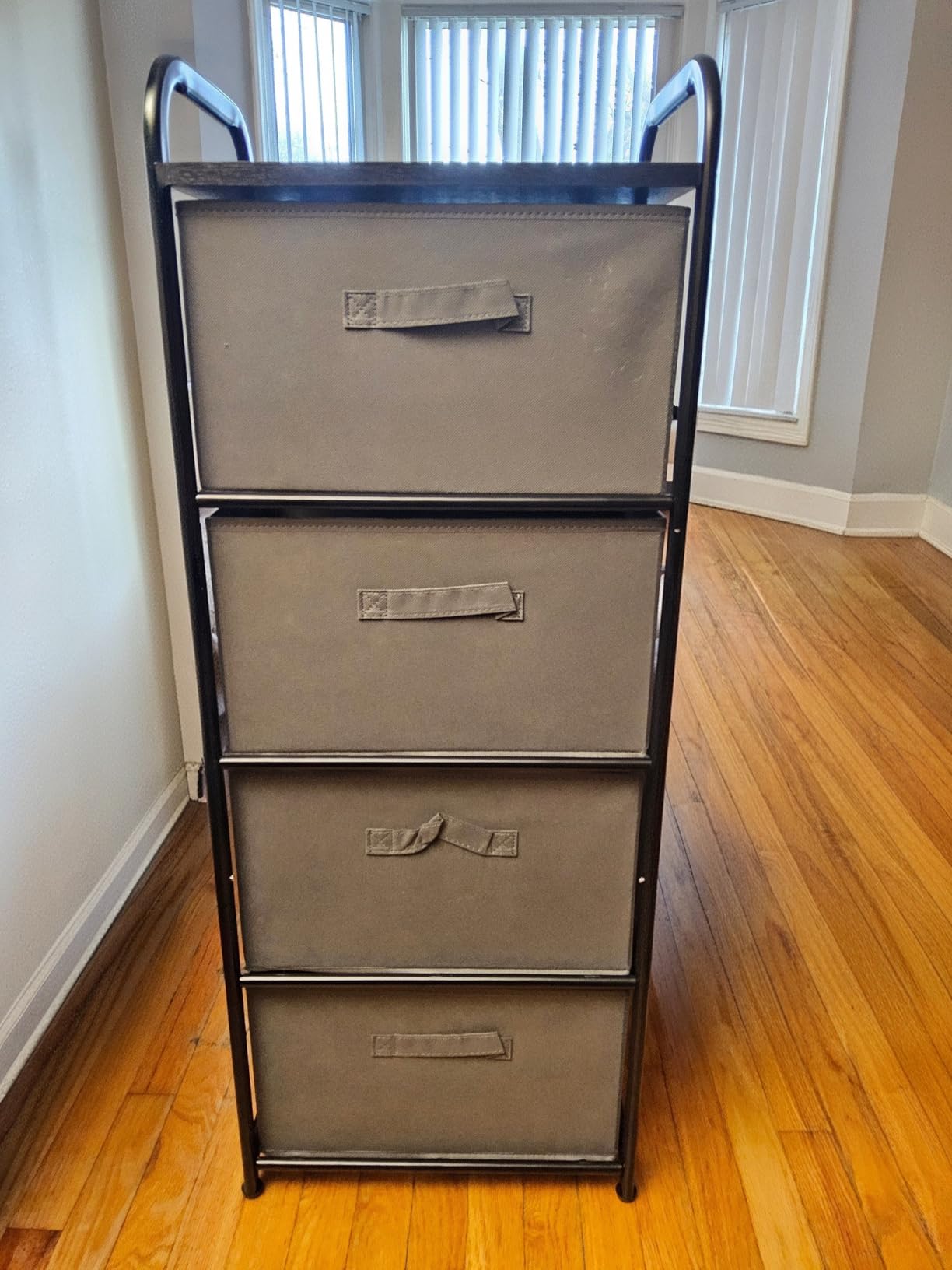 MAX Houser Dresser for Bedroom with 2 Drawers, Dark Grey customer photo 2