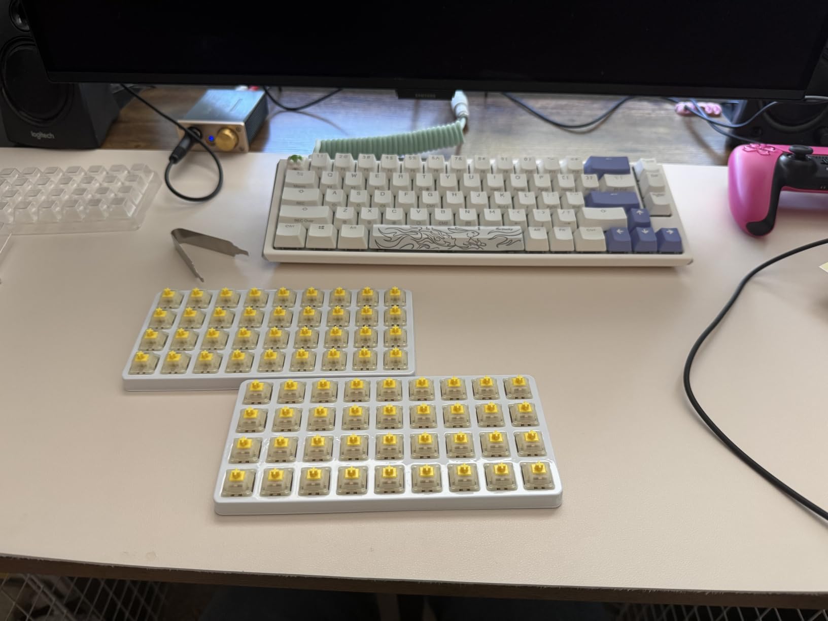 Gateron Milky Yellow Pro V2 Linear Switches,72PCS customer photo 2