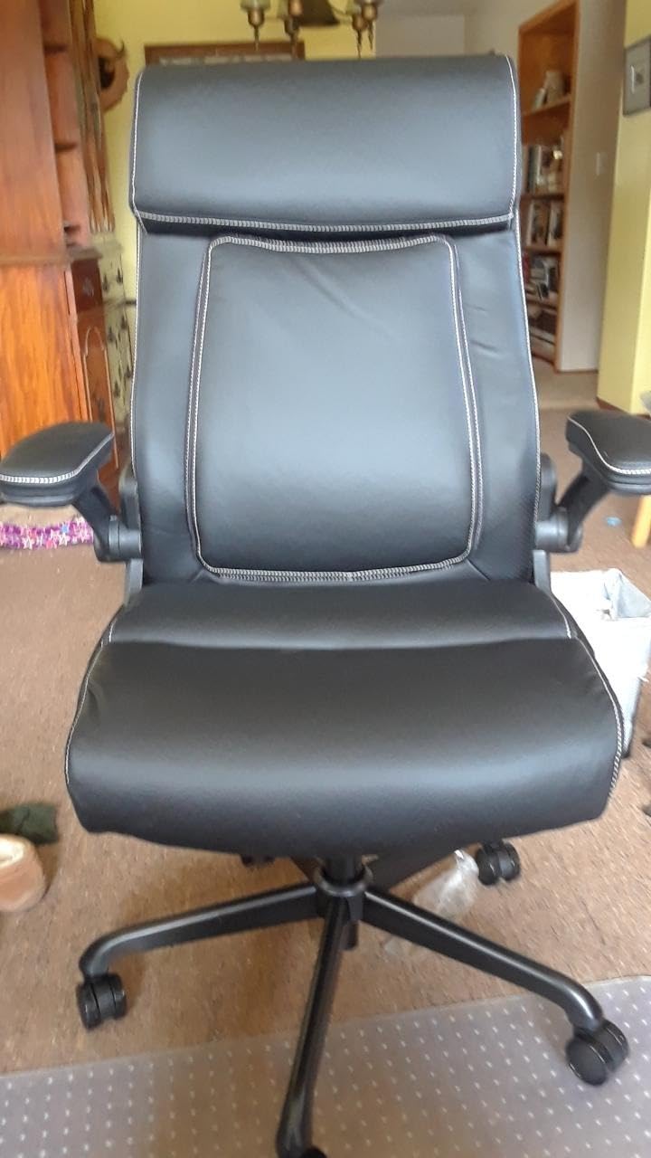 ralex-chair Big and Tall Leather Office Chair, 500lbs for Heavy People customer photo 2