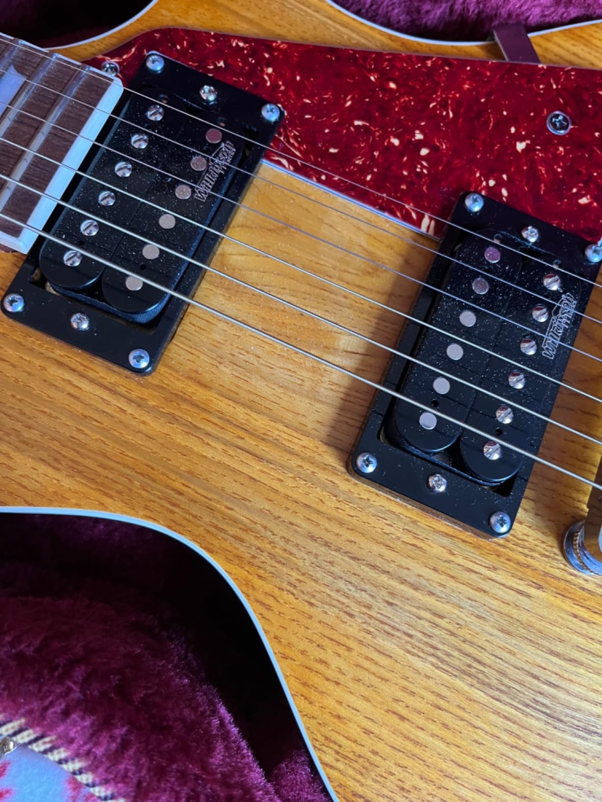 Wilkinson M Series Vintage Tone Alnico 5 Open Humbucker Pickups Set Black customer photo 1