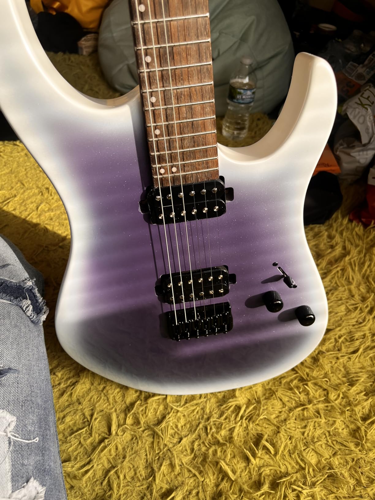 Donner DMT-100 39 Inch Solid Body Electric Guitar Kit (Gradient Black) customer photo 2