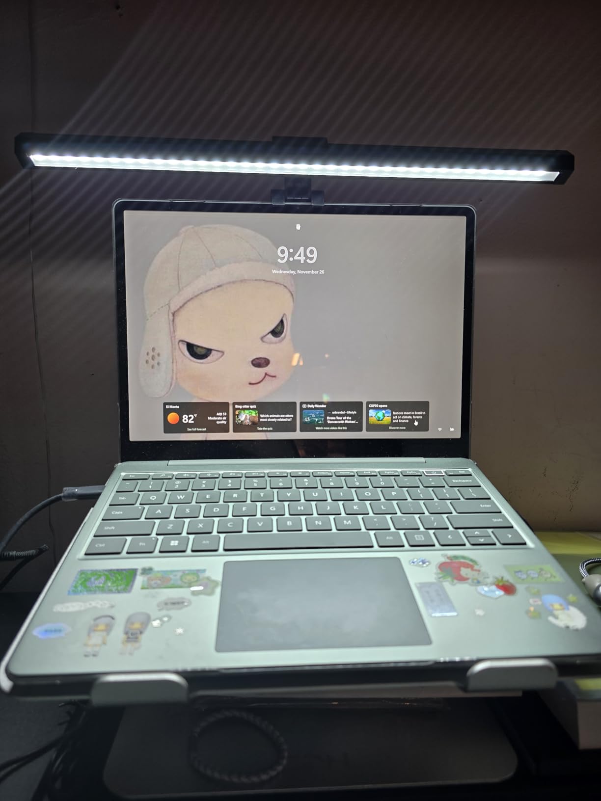 Quntis Monitor Light Bar 15.7 Inch, Eye Care Dual Light with 24 RGB Modes customer photo 2