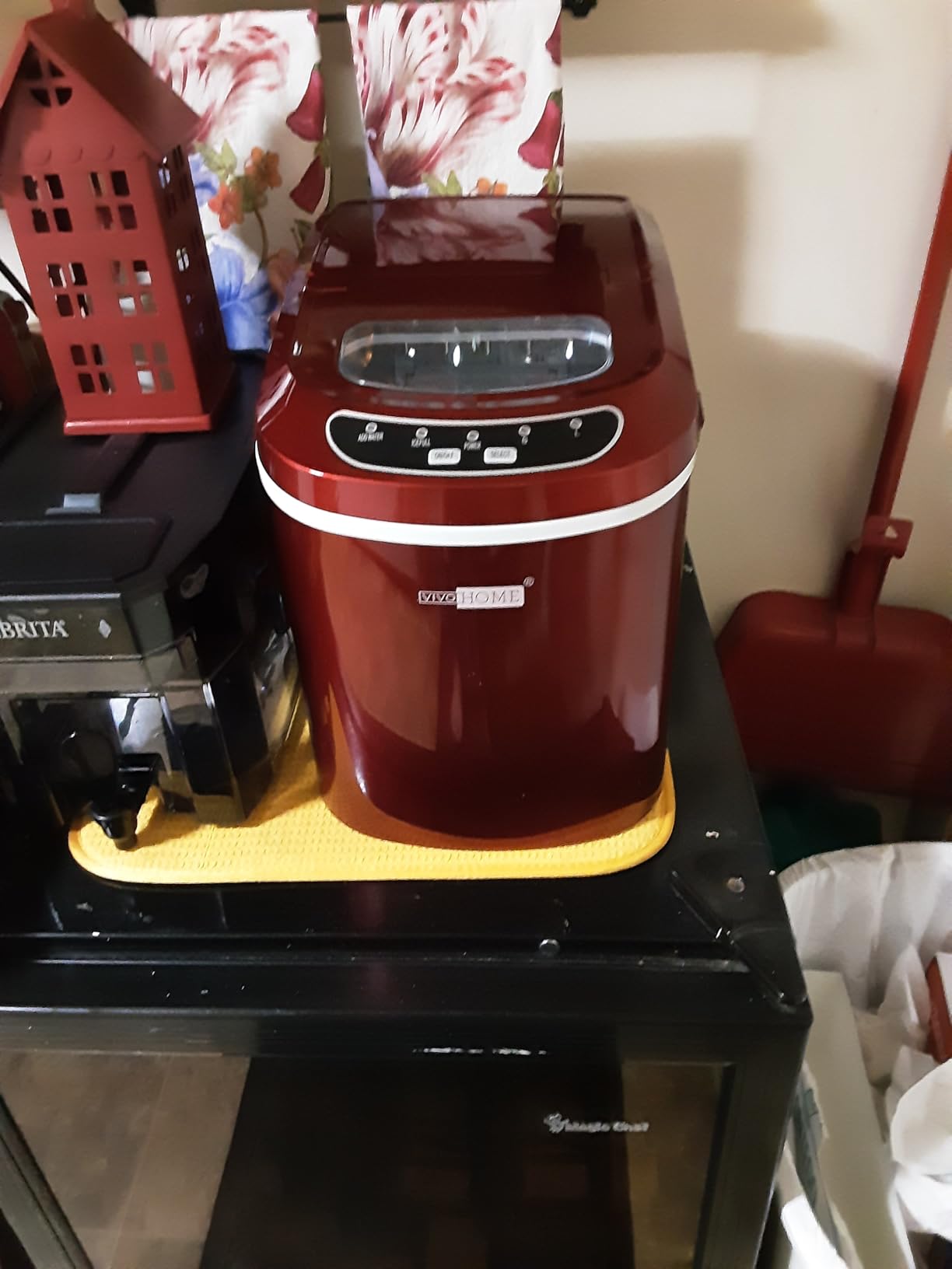 VIVOHOME Countertop Nugget Ice Cube Maker, 33lbs/Day Silver customer photo 2