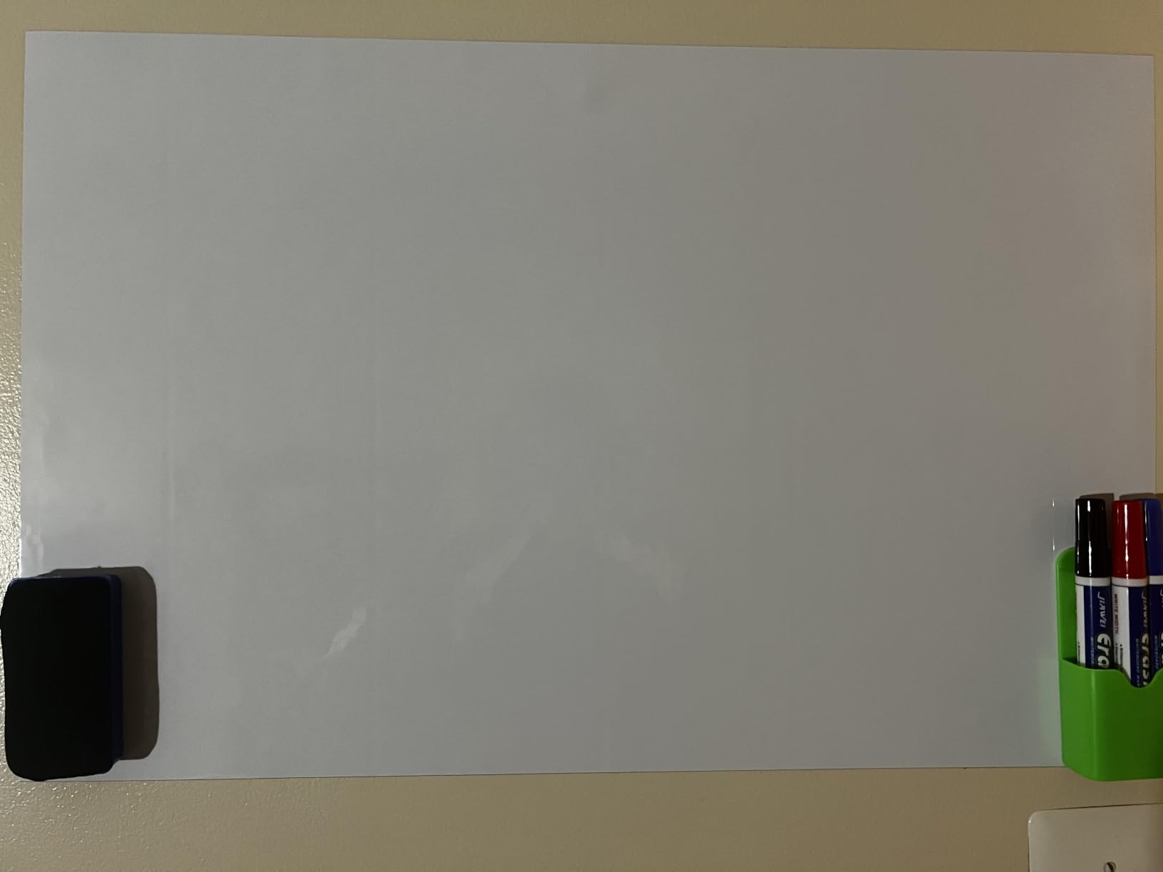 Magnetic Whiteboard Decal for Wall: Home Office Plans Stay Visible customer photo 1