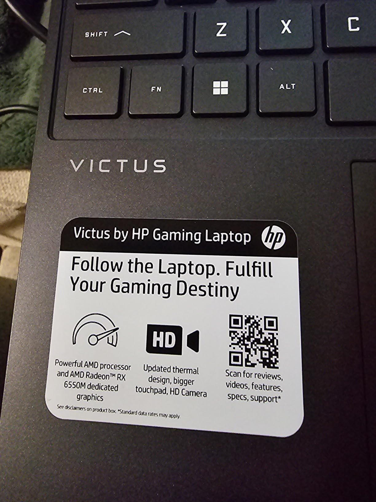 HP Victus 15 Gaming Laptop, 15.6