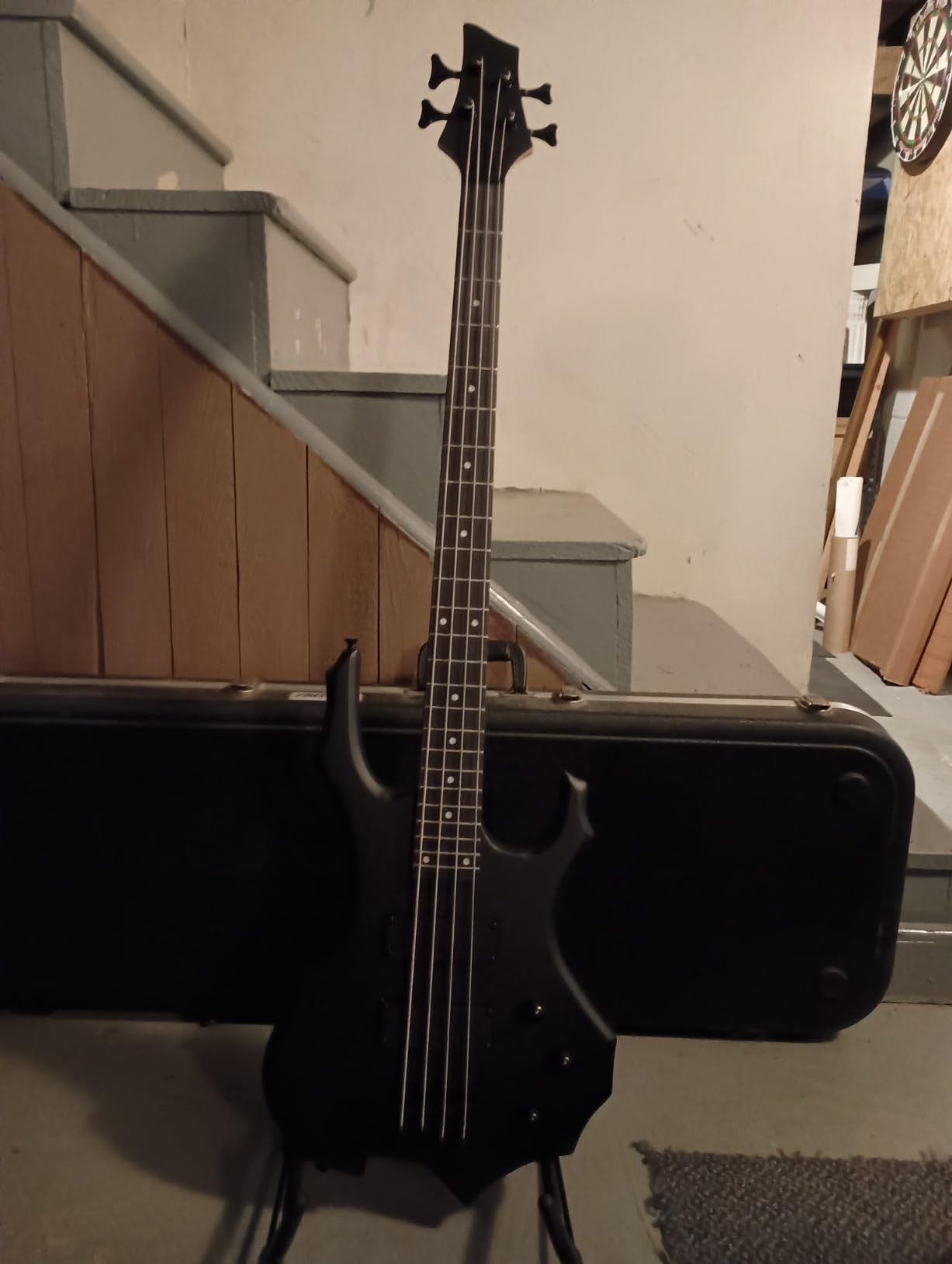 Ktaxon Electric Bass Guitar Full Size Flame Design Bass Guitar Kit (Matte) customer photo 1