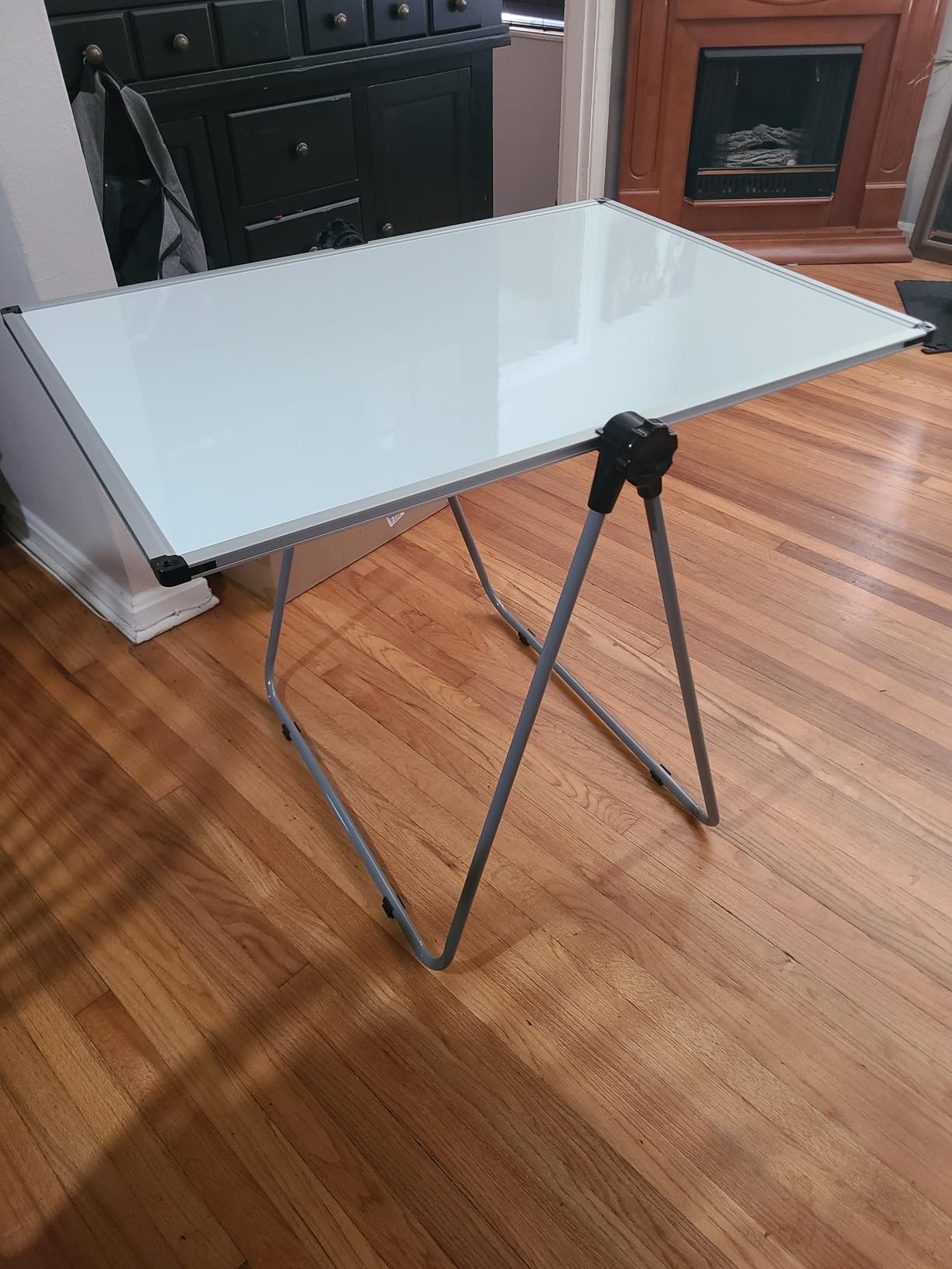 44x26 Rolling Whiteboard on Wheels, Height Adjustable Dry Erase Board customer photo 2