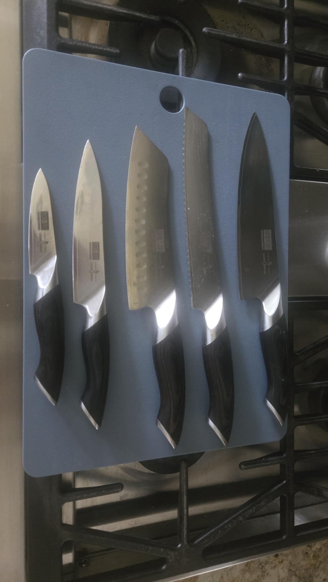 HOSHANHO 3 Pieces Knife Set, Professional Japanese Kitchen Knife Set customer photo 2