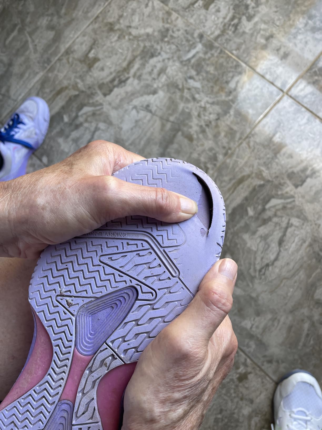Women's Pickleball Shoes - AMZ-P601, Non-Slip, Cushioning, Anti-Torque, Breathable Court Shoes customer photo 1