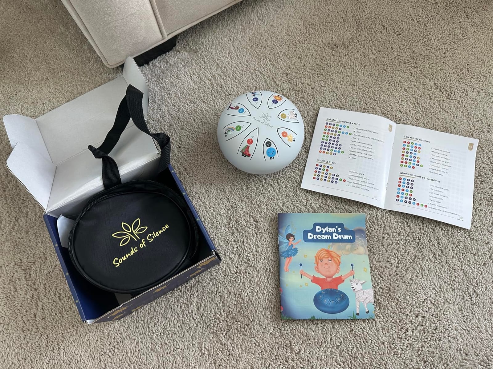 Sounds Of Silence Steel Tongue Drum for Kids with Storybook and Songbook customer photo 2