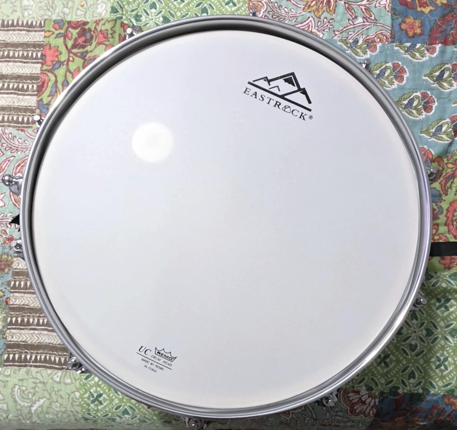 EASTROCK Advanced Snare Drum 14X6.5 Inches Reddish Brown Texture Finish customer photo 1