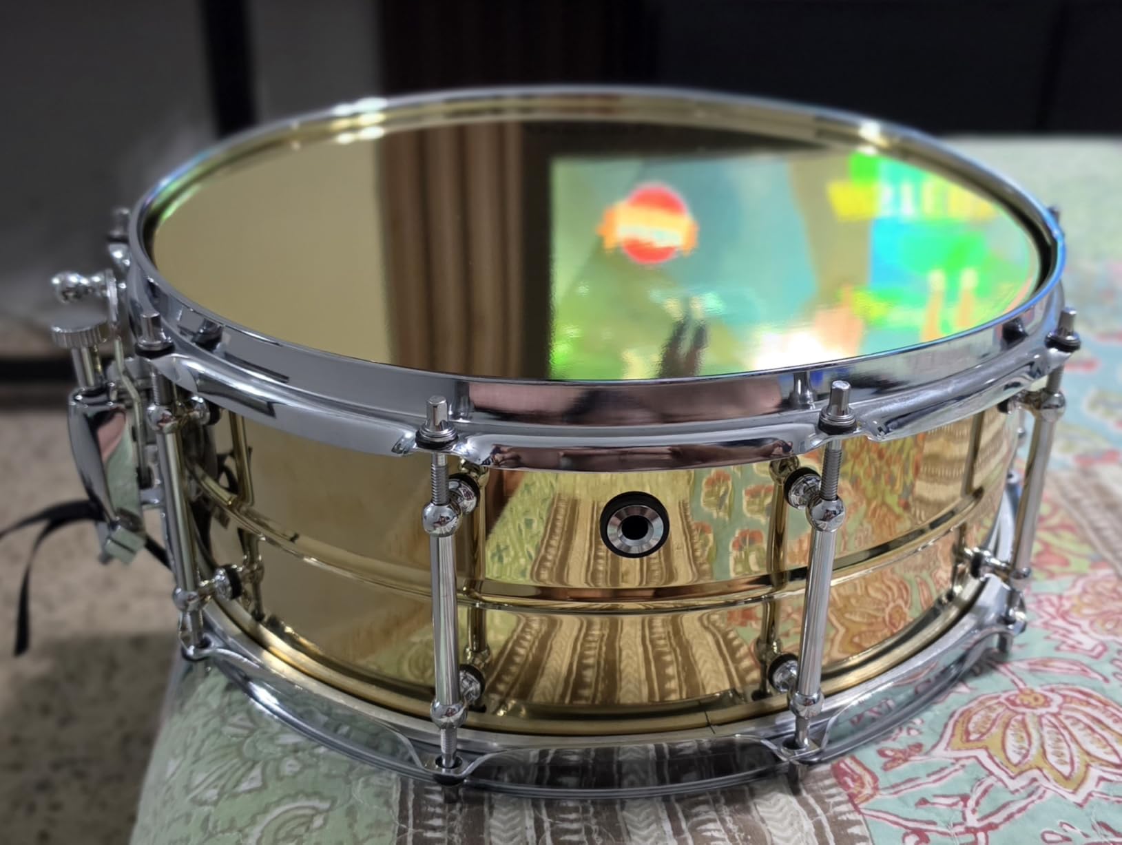 EASTROCK Advanced Snare Drum 14X5.5 Inches Black Matte Finish customer photo 2