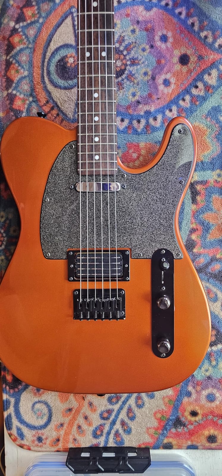 SAPHUE 2-Dual Blade Electric Guitar High Output Track Type Four Coil Humbucker Pickup Zebra customer photo 1