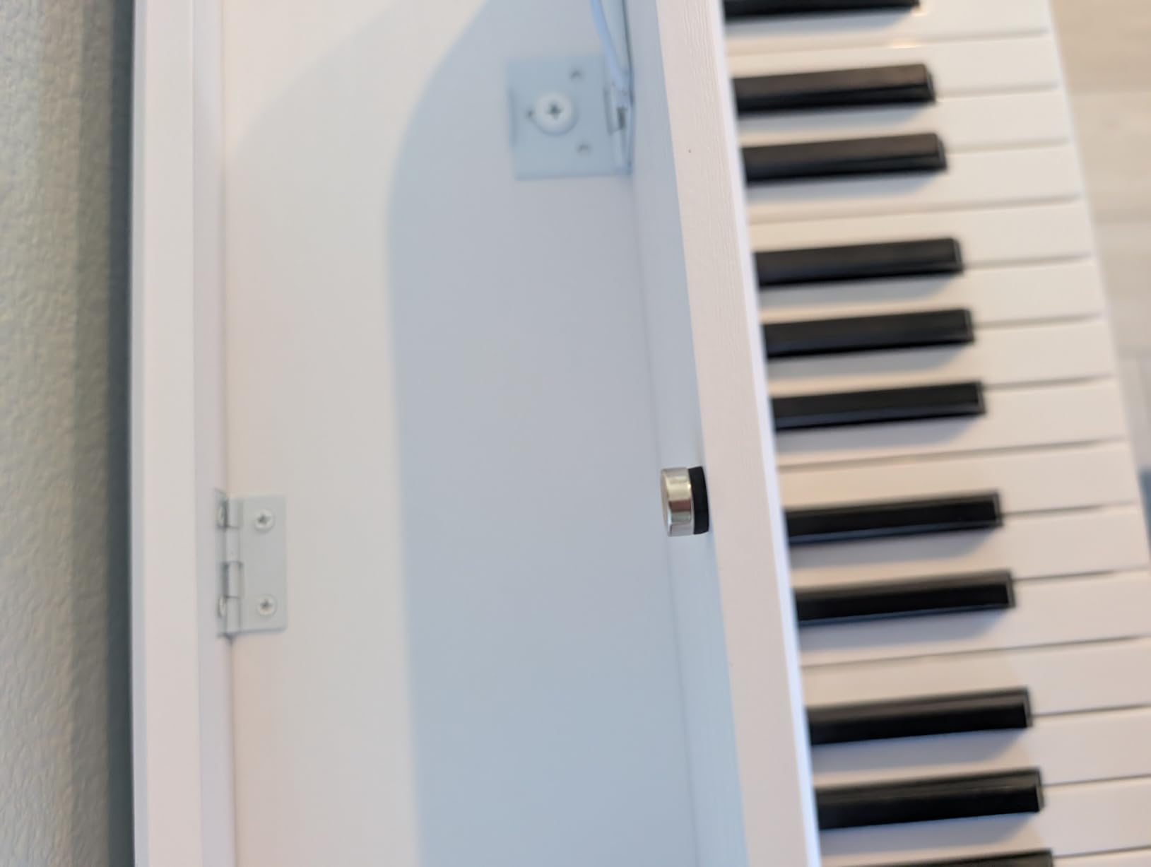 WENCAI Digital Piano 88 Key Fully Weighted Keyboard, White customer photo 2
