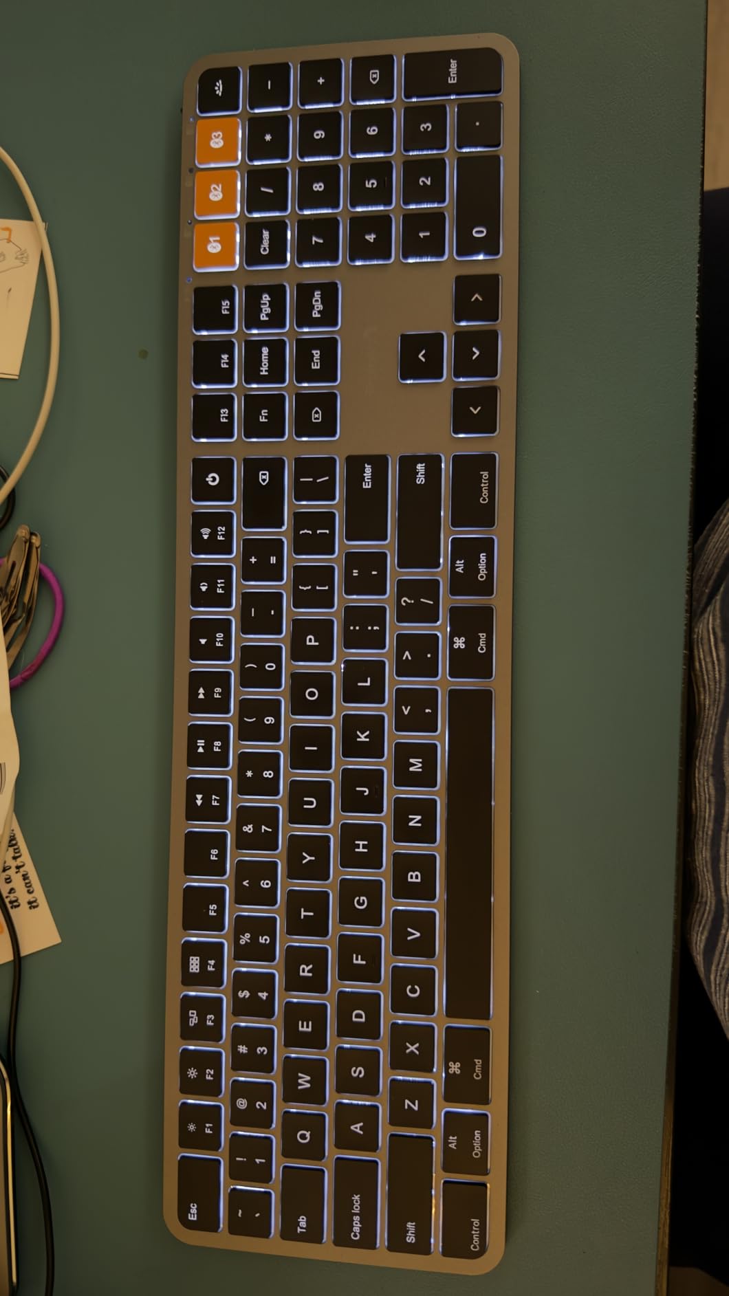 ProtoArc KM100-A Backlit Bluetooth Keyboard and Mouse for Mac, Space Gray customer photo 1
