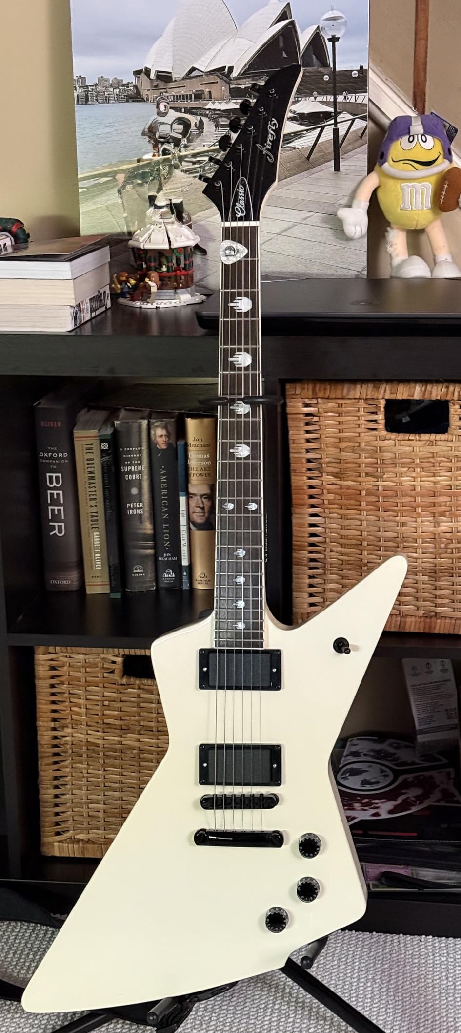 Firefly FFLX Solid Body Electric Guitar,Mahogany Guitar body,Stainless steel and ball end frets,rosewood fretboard(Purple Color) customer photo 1