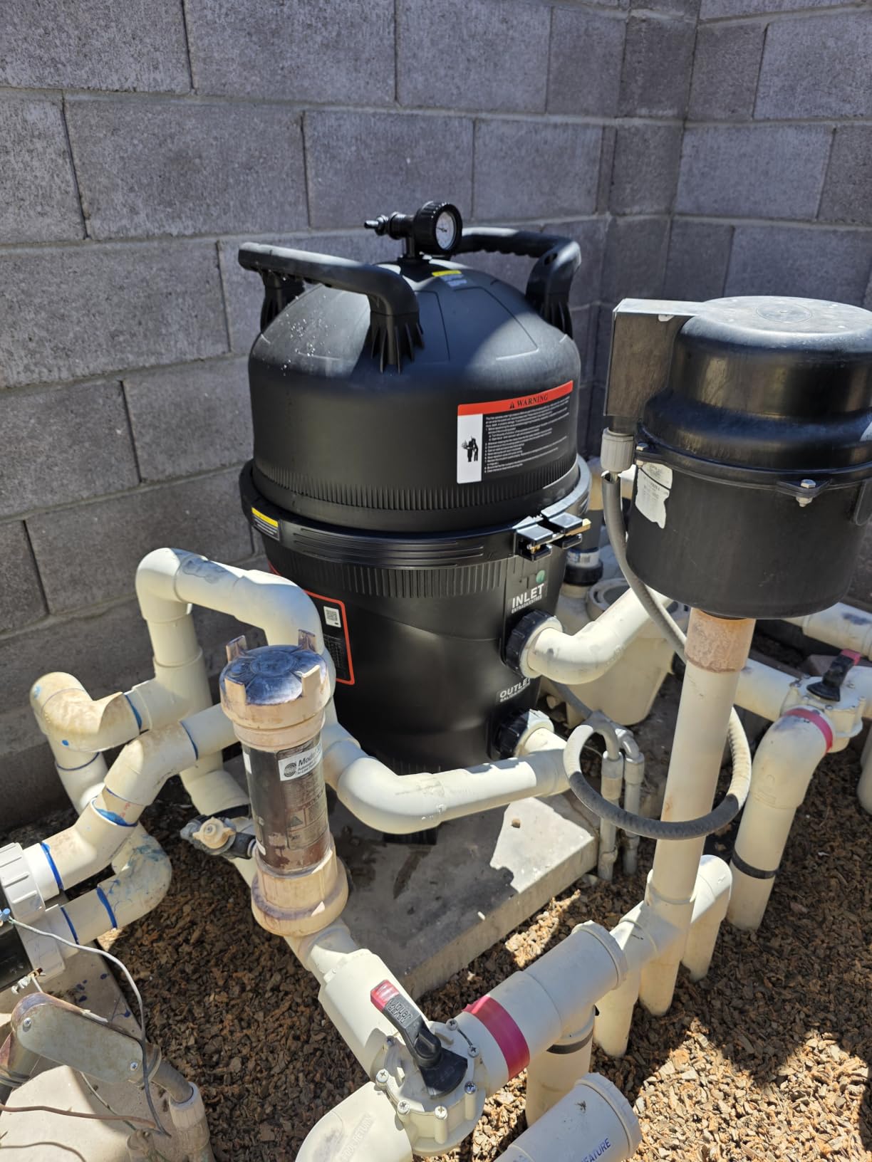 VEVOR 2026 Pro Cartridge Pool Filter Tank & Element for Above Ground & Inground Pools, Large 420-425Sq. Ft Cleaner System Compatible W/Pumps 1 to 3 HP| Up to 13393 GPH |for Pools Up to 107147 Gallons customer photo 1