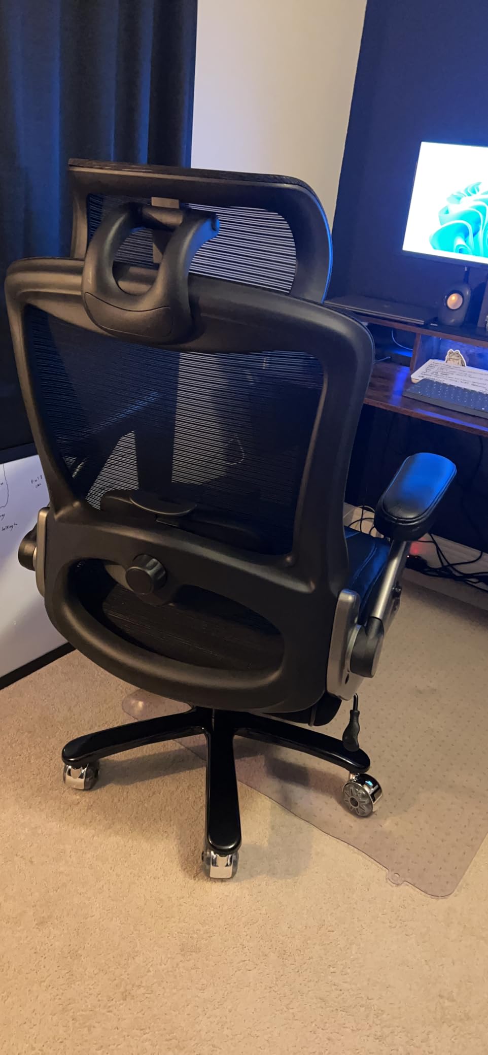 600lbs Big and Tall Office Chair, Heavy Duty Executive Computer Desk Chair customer photo 1