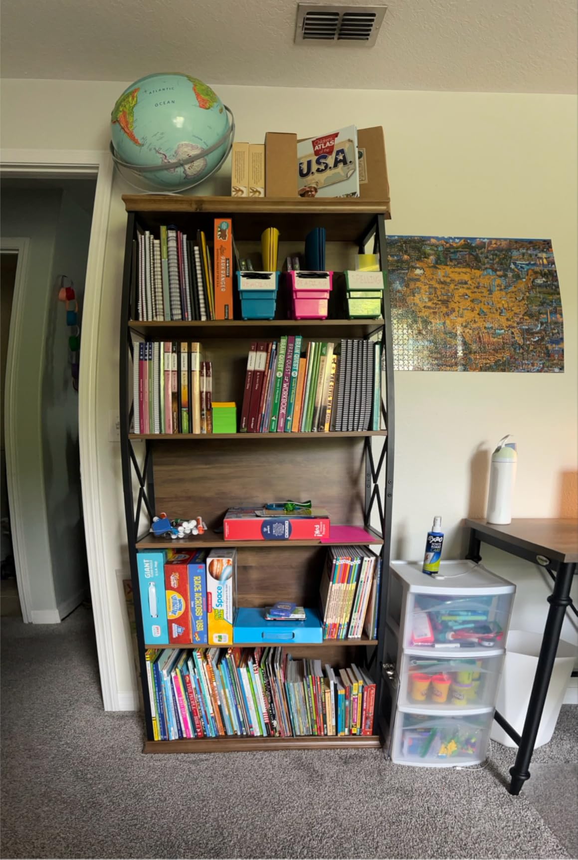 Tribesigns 6-Tier Bookcase, 71 Inches Industrial Bookshelves and Bookcase customer photo 1