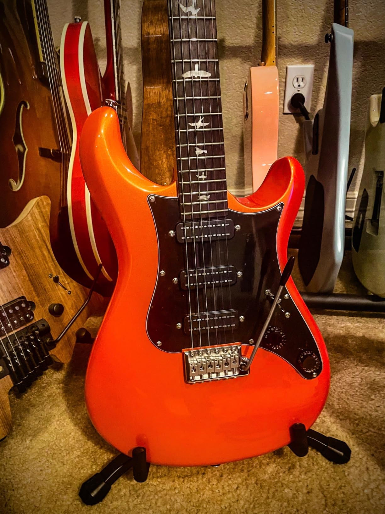 PRS SE NF3 Rosewood Fretboard, Metallic Orange with Gig Bag customer photo 2