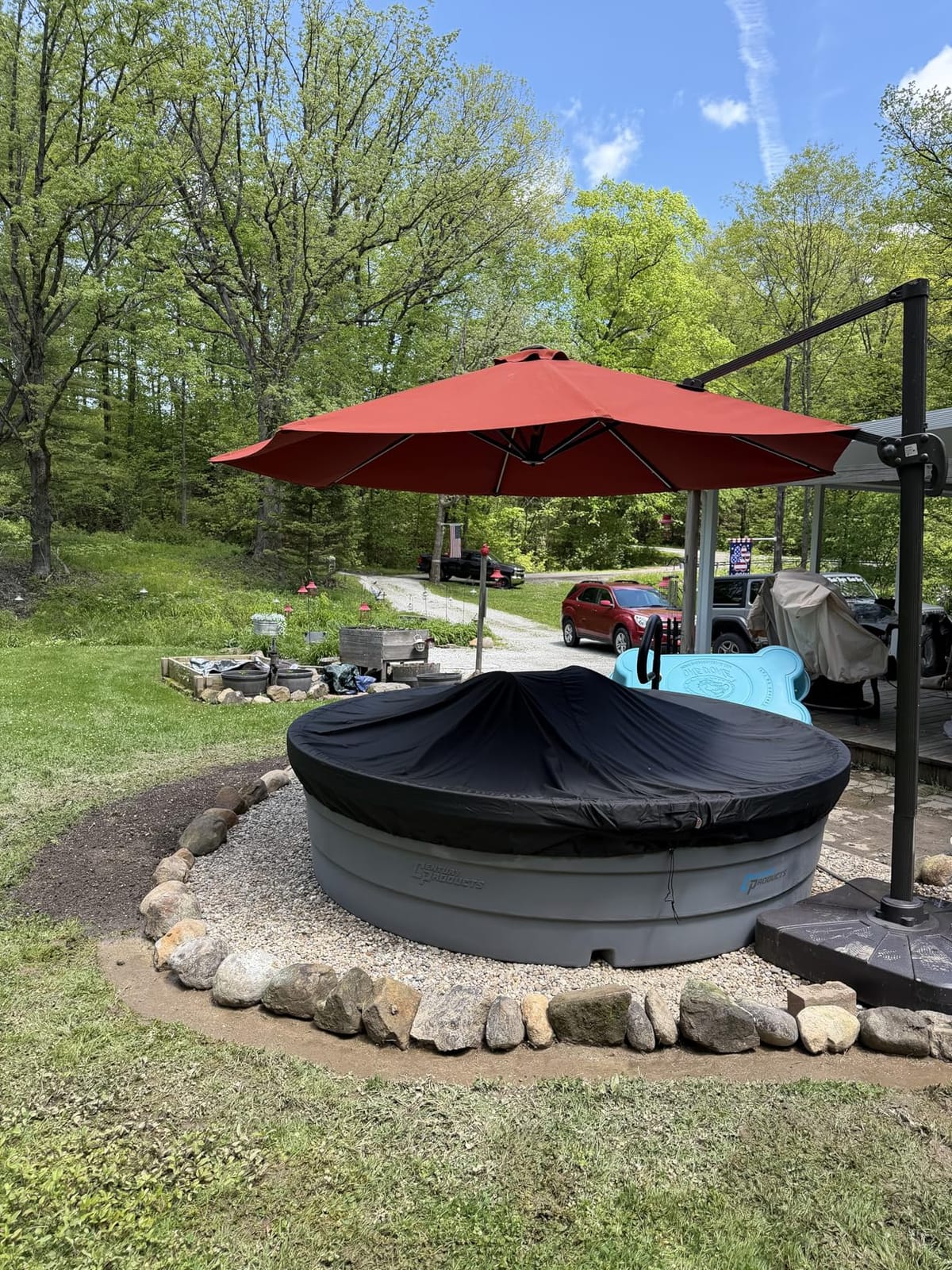 iBirdie Outdoor Waterproof 100 Gallon Stock Tank Cover customer photo 1