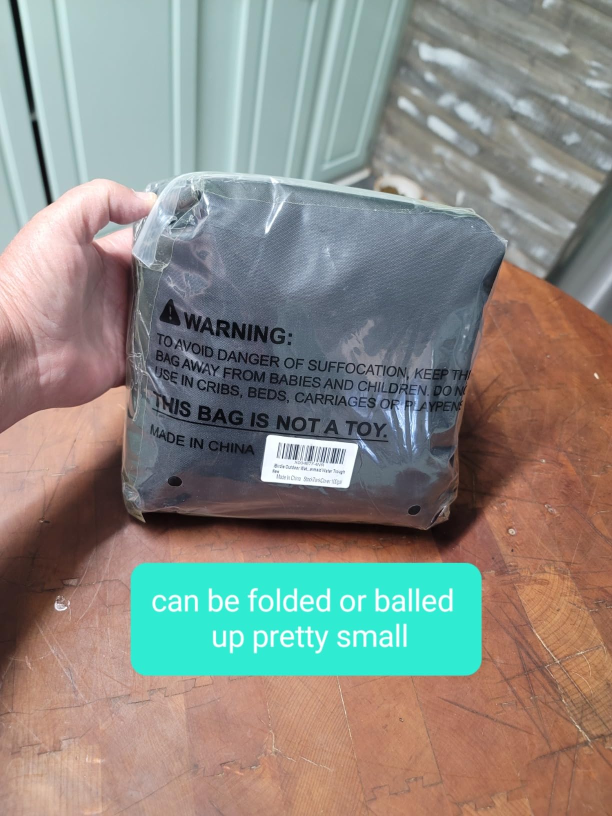 iBirdie Outdoor Waterproof 100 Gallon Stock Tank Cover customer photo 2