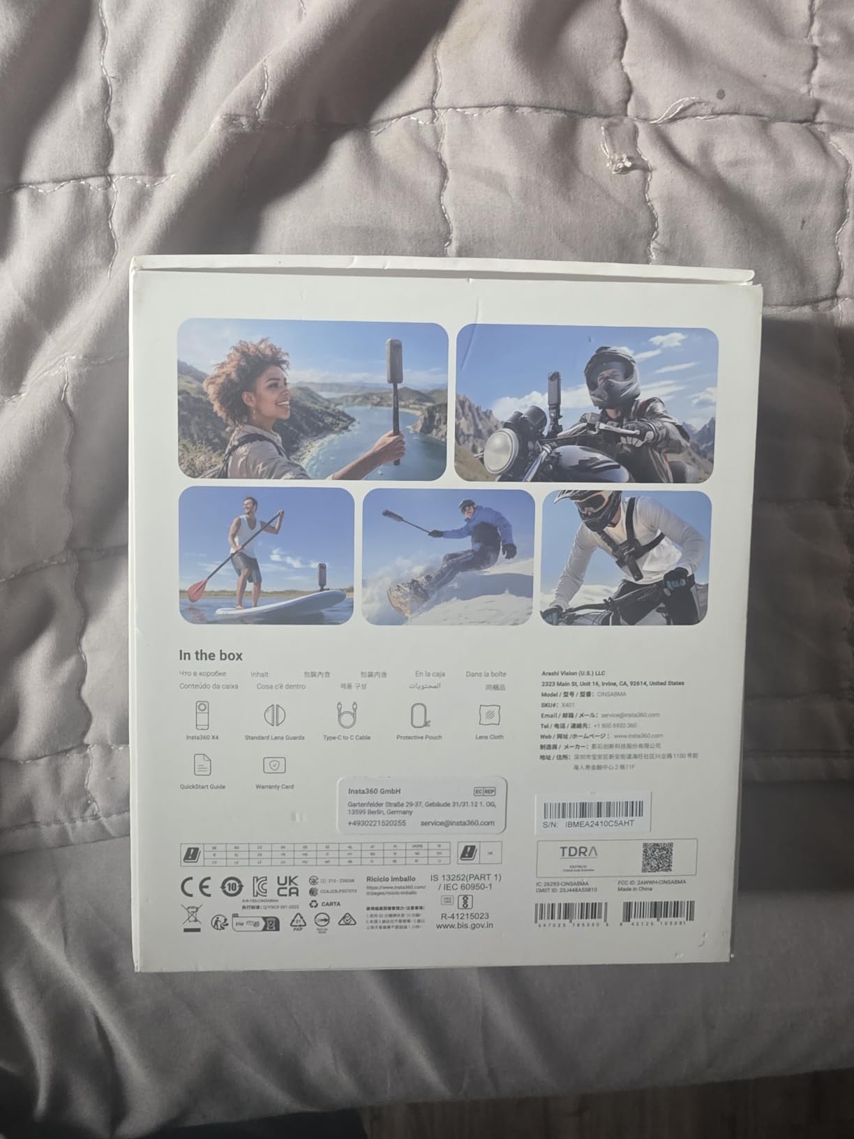 Insta360 X4 Invisible Dive Bundle - 8K Waterproof 360 Action Camera, 4K Wide-Angle Video, Invisible Selfie Stick, Removable Lens Guards, 135 Min Battery Life, AI Editing, Stabilization customer photo 1
