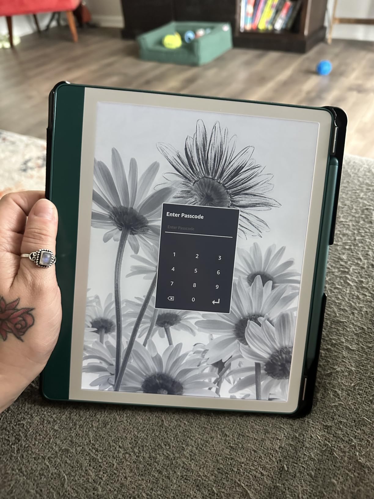 Amazon Kindle Scribe (16GB) - Your notes, documents and books, all in one place. With built-in AI notebook summarization. Includes Premium Pen - Tungsten customer photo 2