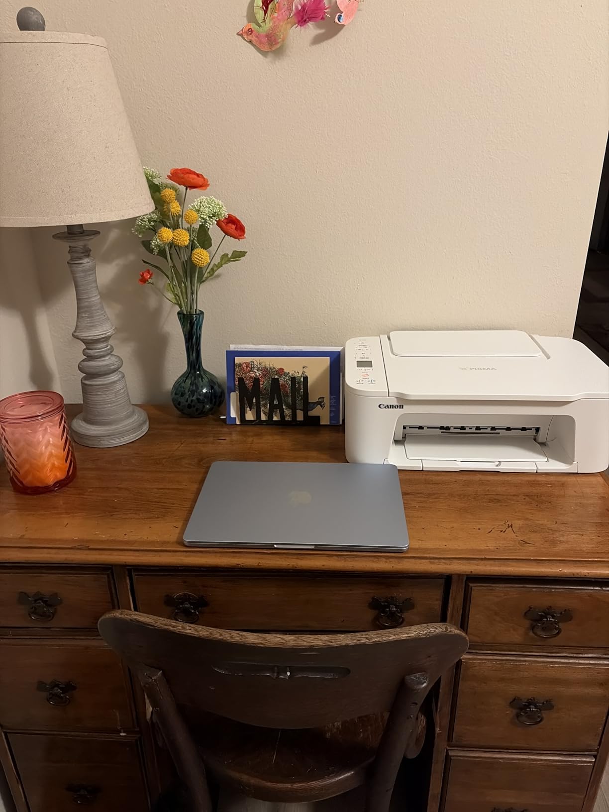 Canon PIXMA TS3720 Wireless All-in-One Printer for Basic Home Printing, White customer photo 2