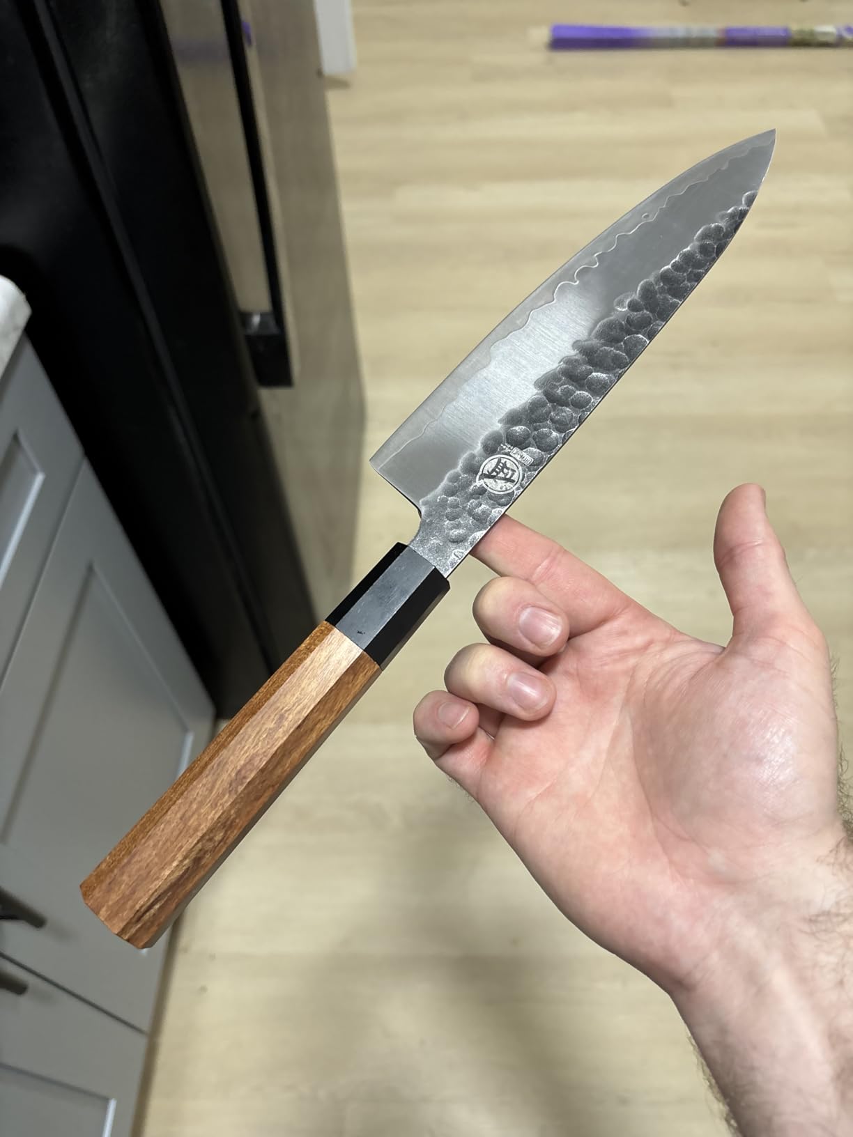 MITSUMOTO SAKARI 4-Piece Japanese Chef Knife Set, San-Mai 9Cr18MoV customer photo 1