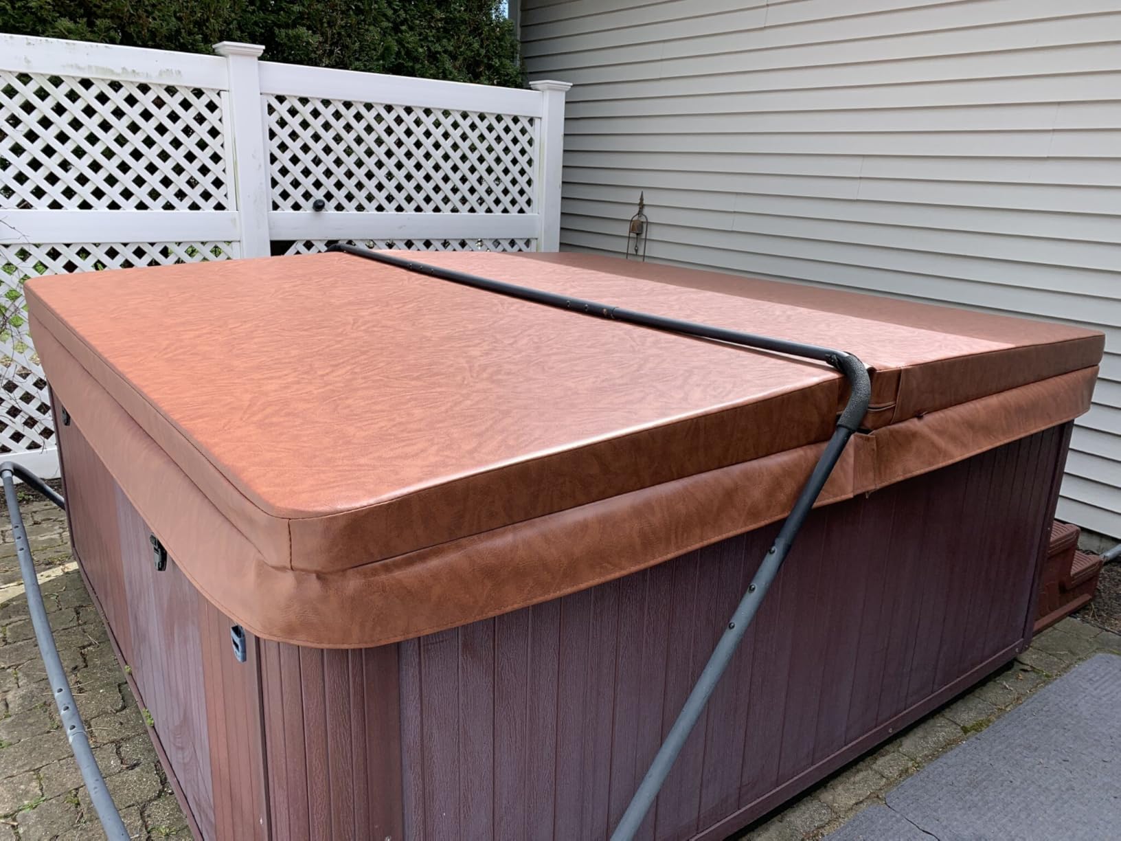 BeyondNice Durable, Replacement Hot Tub Cover | Custom Made Spa Cover | 5 Year Warranty | Insulating Foam Cores 4, 5 or 6 inches Thick | Hot Tub Cover Sizes up to 96 x 96 inches customer photo 2