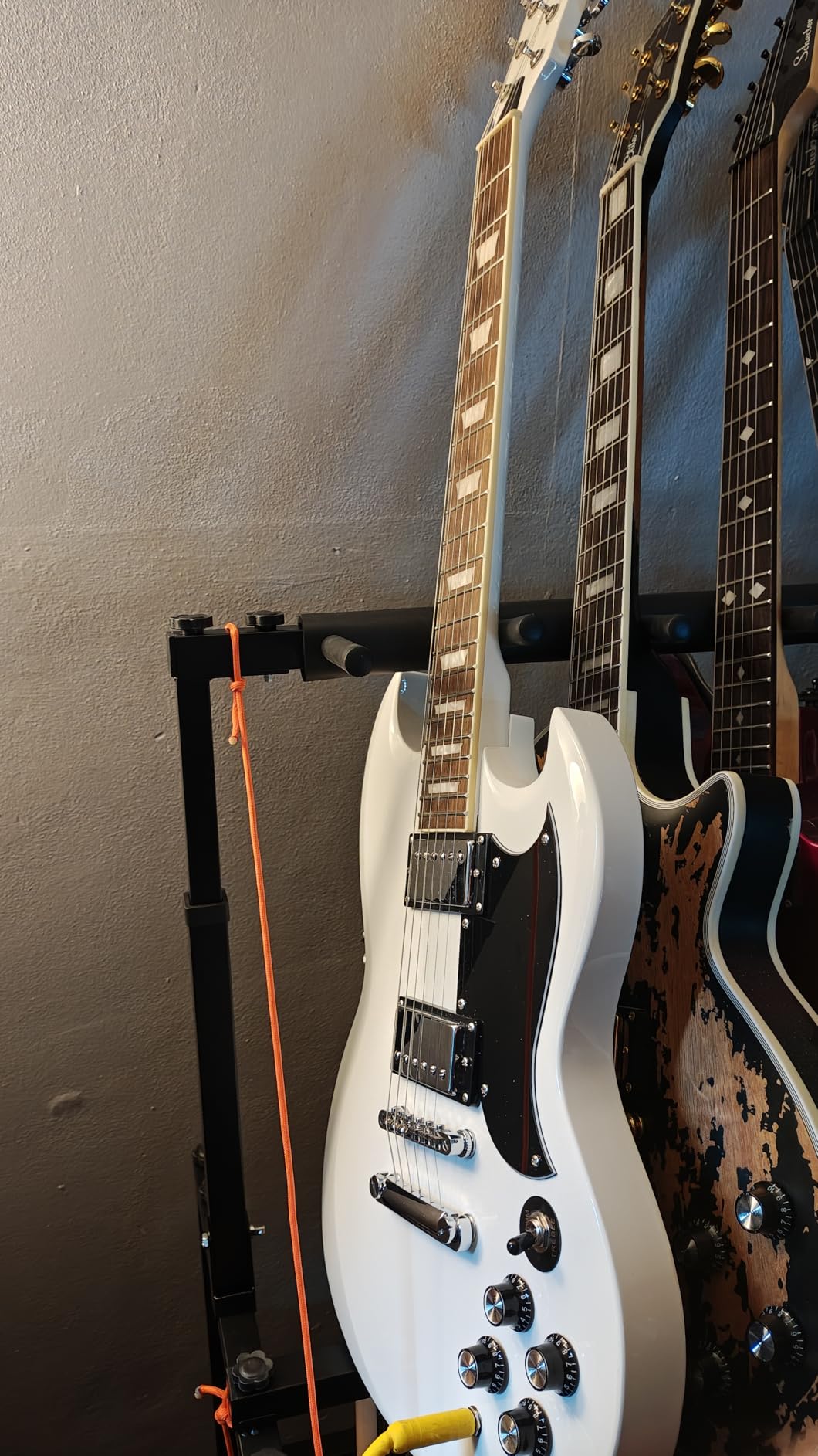 Leo Jaymz 39 Inch Solid Body Electric Guitar,Maple Neck and Laurel Wood Fretboard (US Flag) customer photo 1