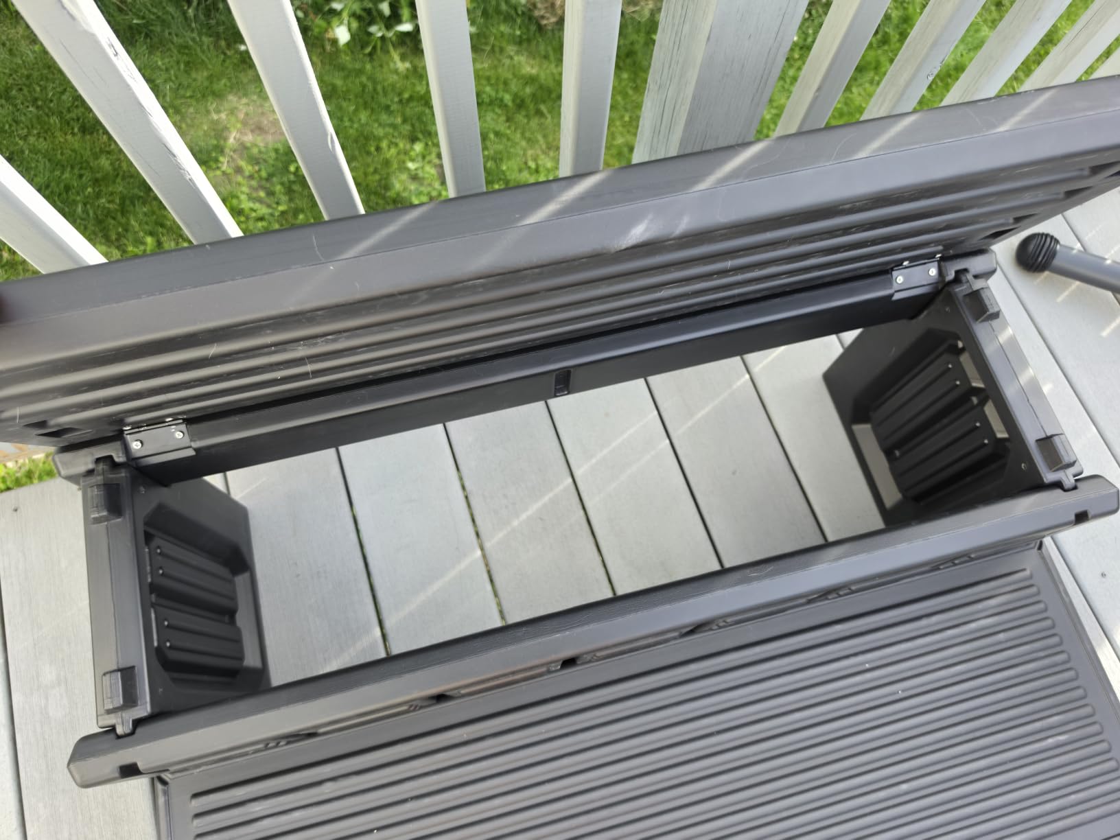 Hot Tub Steps, Outdoor Spa Steps with Storage, Non-Slip & Sturdy Hot Tub Stairs, 36 Inches Long customer photo 1