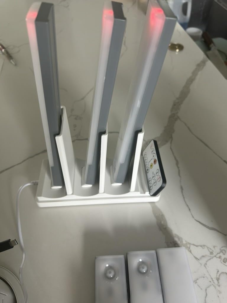 EZVALO Under Cabinet Lighting with Charging Station, Motion Sensor Lights customer photo 1