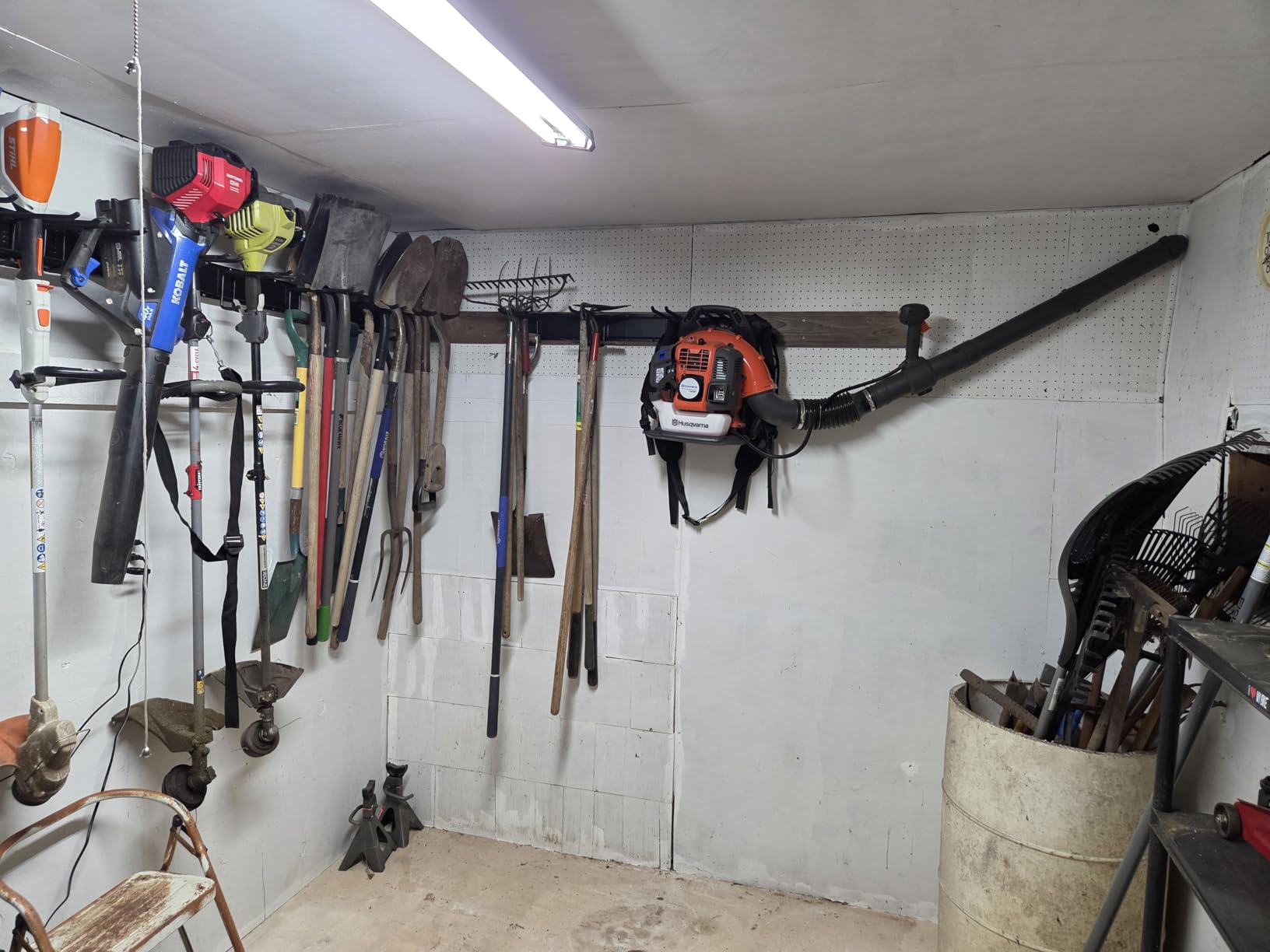 PIYILO 48 in Garage Tool Organizer Wall Mount, Adjustable Tool Storage Rack customer photo 1