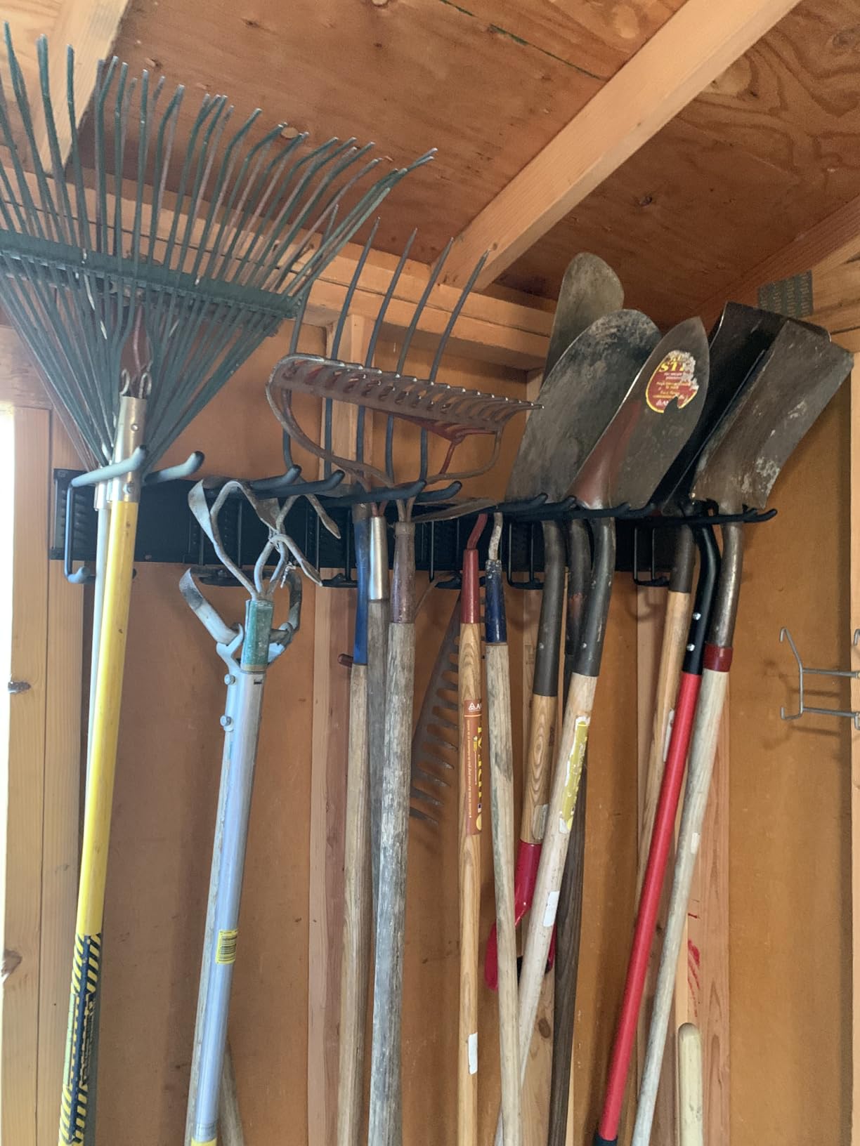 PIYILO 48 in Garage Tool Organizer Wall Mount, Adjustable Tool Storage Rack customer photo 2