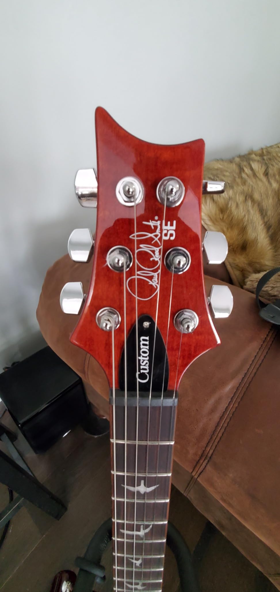 PRS SE Custom 24-08, Charcoal Cherry Burst customer photo 1