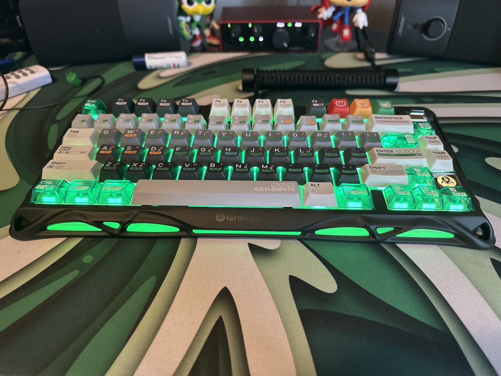 GravaStar Mercury K1 75% Wireless Mechanical Gaming Keyboard RGB Backlit customer photo 1